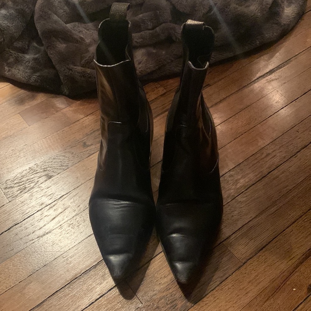 Black LV Boots